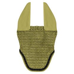 Bonnet anti-mouche cheval Ten Court GEM vert épice - Le Paturon