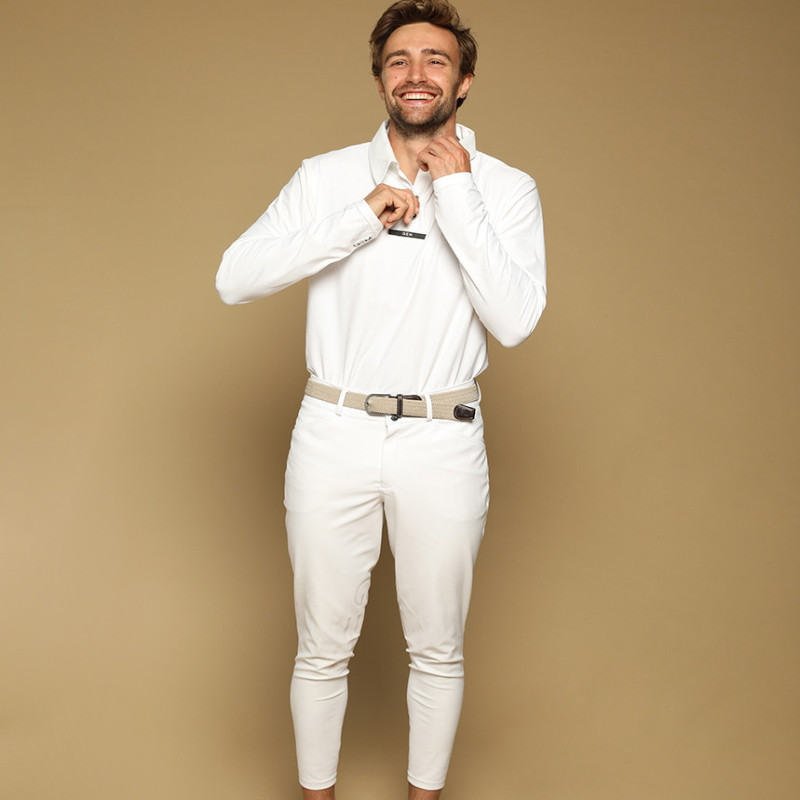 Pantalon équitation homme GEM blanc - Le Paturon