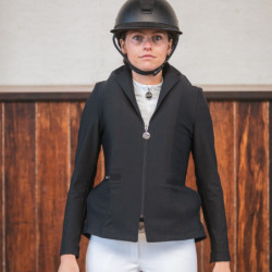 Veste de concours équitation femme Jinger GEM noir - Le Paturon