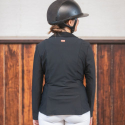 Veste de concours équitation femme Jinger GEM noir - Le Paturon