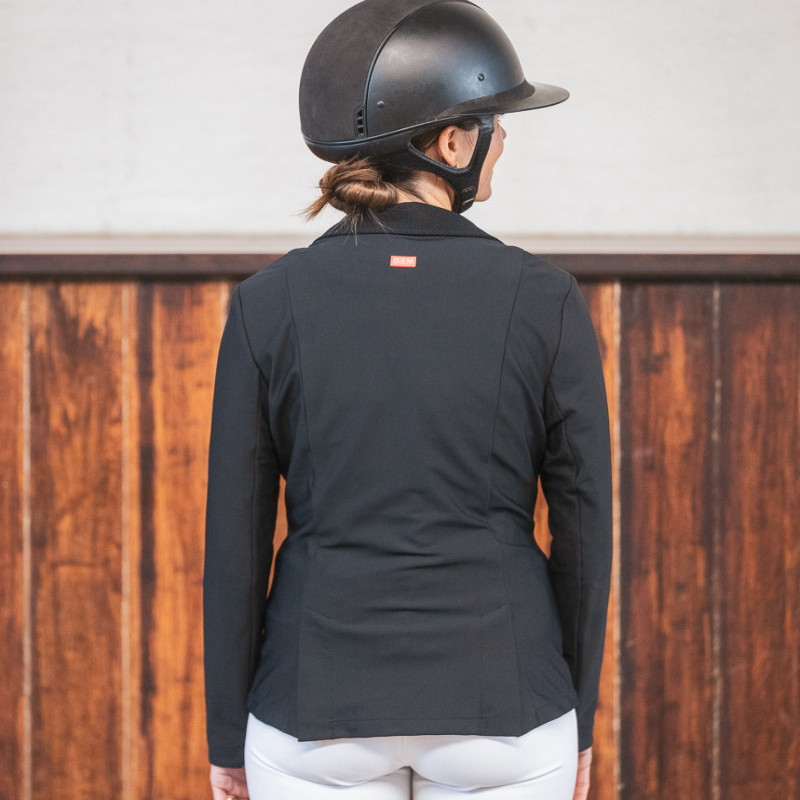 Veste de concours équitation femme Jinger GEM noir - Le Paturon