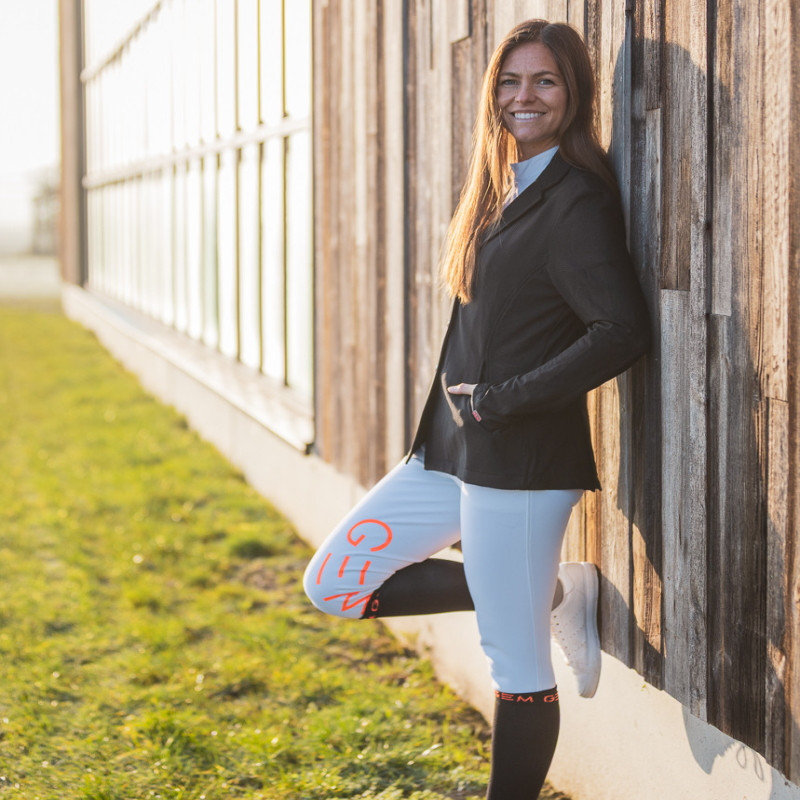 Veste de concours équitation femme Mesh GEM noir - Le Paturon