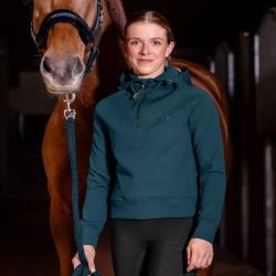 Sweat à capuche équitation femme Regensburg Elt - Le Paturon