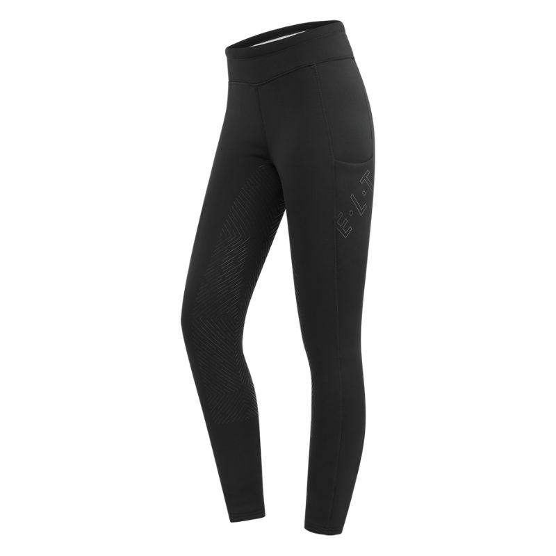 Pantalon ELT Elisa fond silicone imperméable équitation femme chaud et taille haute - Le Paturon