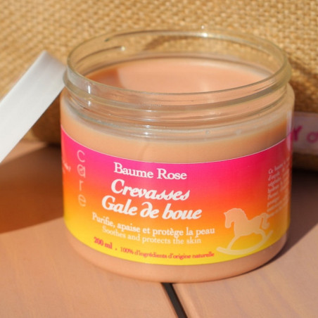 Baume Rose Crevasses et Gale de Boue Happy Crackers - Gale de boue cheval 200ml - Le Paturon