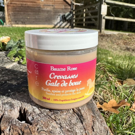 Baume Rose Crevasses et Gale de Boue Happy Crackers - Gale de boue cheval 200ml - Le Paturon