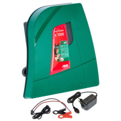 Electrificateur cheval 2-en-1 Duo Power 1000 secteur et batterie Ako - Le Paturon