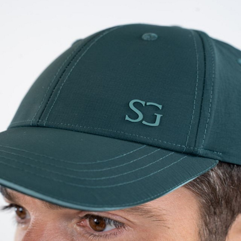 Casquette équitation Emerine SG by Harcour vert - Le Paturon