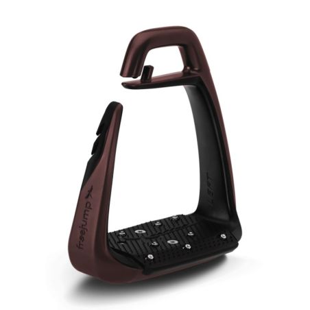 Etriers équitation Soft'Up Classic Plus Freejump pearl copper black - Le Paturon