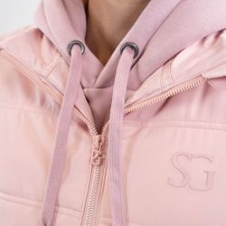 Gilet sans manches équitation unisexe Flair SG by Harcour pivoine - Le Paturon