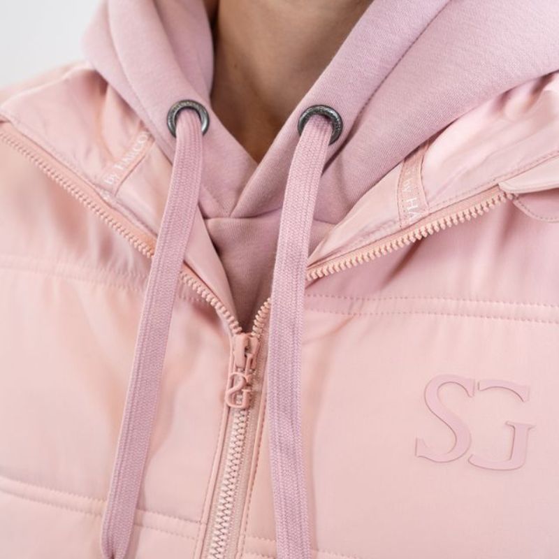 Gilet sans manches équitation unisexe Flair SG by Harcour pivoine - Le Paturon