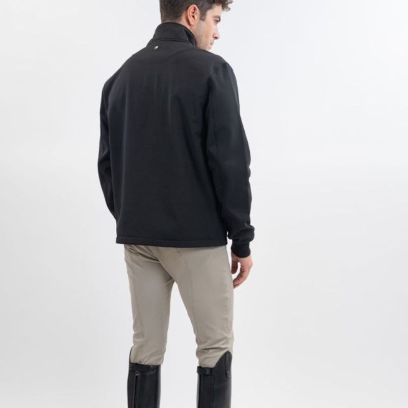 Sweat zippé équitation Caracho SG by Harcour noir - Le Paturon