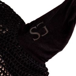 Bonnet anti-mouche cheval Lancelotta SG by Harcour noir - Le Paturon