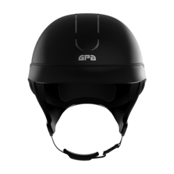 Casque équitation Speed Air Global TLS noir mat petite visière GPA