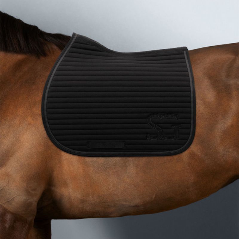 Tapis cheval Lilibeth SG by Harcour noir - Le Paturon