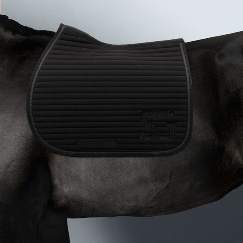 Tapis cheval Lilibeth SG by Harcour noir - Le Paturon
