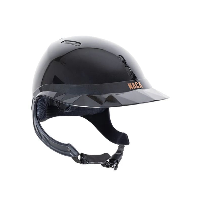 Casque équitation Gravity TR Glow Naca noir - Le Paturon