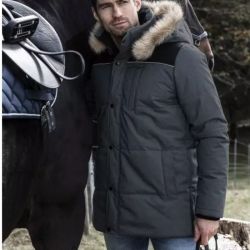 Doudoune équitation capuche amovible Homme Horseware - Le paturon