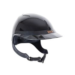 Casque équitation Gravity TR Glow Naca noir - Le Paturon