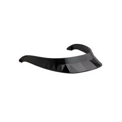 Visière Small casque équitation Naca noir brillant logo noir - Le Paturon
