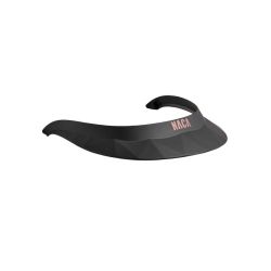 Visière Large casque équitation Naca noir mat logo rosé - Le Paturon
