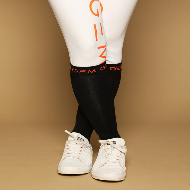 Chaussettes équitation Love GEM Equitation noir corail