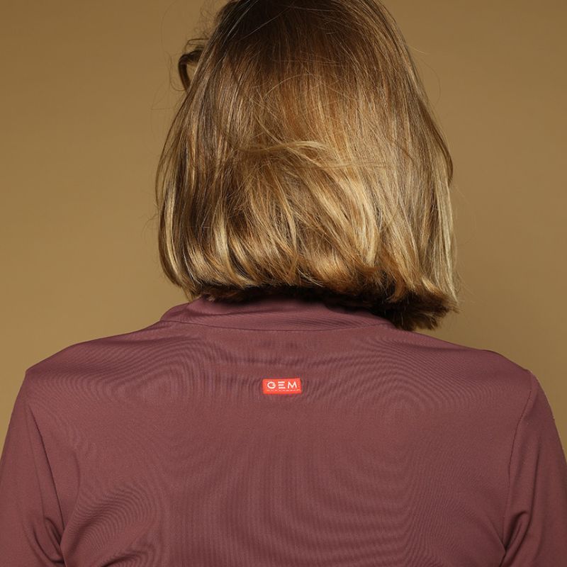 Polo équitation femme Technique Chichi GEM rouge vin