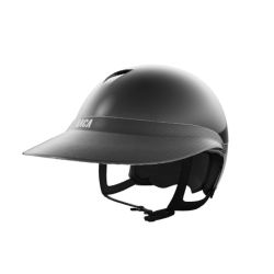 Pack casque équitation Comète S Glow Naca avec mousse et visière XL Carbone - Le Paturon