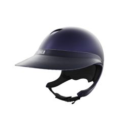 Pack casque équitation Comète XP Mat Naca avec mousse et visière XL Carbone - Le Paturon