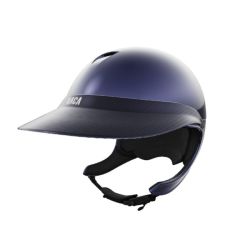 Pack casque équitation Comète XP Glow Naca avec mousse et visière XL Carbone - Le Paturon