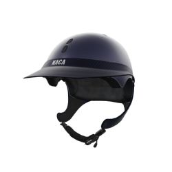 Pack casque équitation Gravity XP Mat Naca avec mousse et visière M Carbone - Le Paturon