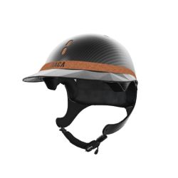 Pack casque équitation Gravity XP Carbone Glow Naca avec mousse et visière Large Glow Up - Le Paturon