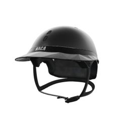 Pack casque équitation Gravity S Mat Naca avec mousse et visière Large Stardust - Le Paturon