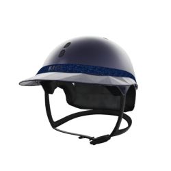 Pack casque équitation Gravity S Glow Naca avec mousse et visière Large Glow Up - Le Paturon