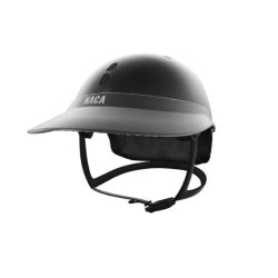 Pack casque équitation Gravity S Glow Naca avec mousse et visière XL Carbone - Le Paturon
