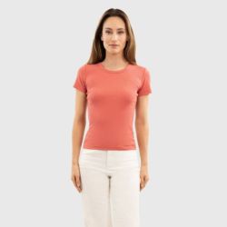 T-shirt équitation femme Tarlala Harcour pamplemousse - Le Paturon