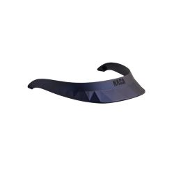Visière Small casque équitation Naca marine mat logo noir - Le Paturon