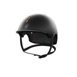 Casque équitation Gravity S Glow Naca noir rose gold - Le Paturon