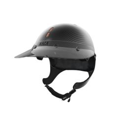Pack casque équitation Gravity XP Carbone Glow Naca avec mousse et visière XL X-Ray - Le Paturon