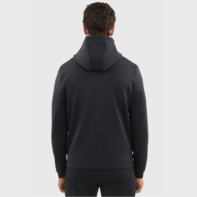 Sweat équitation homme zippé Bryss Harcour marine - Le Paturon