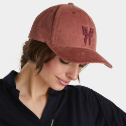 Casquette équitation Trendy Horse Pilot marron - Le Paturon