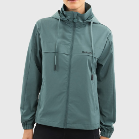 Veste imperméable femme Boreal Harcour vert paon - Le paturon