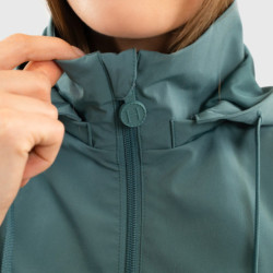 Veste imperméable femme Boreal Harcour vert paon - Le paturon