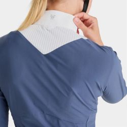 Chemise concours équitation femme Aeris Horse Pilot bleu - Le Paturon