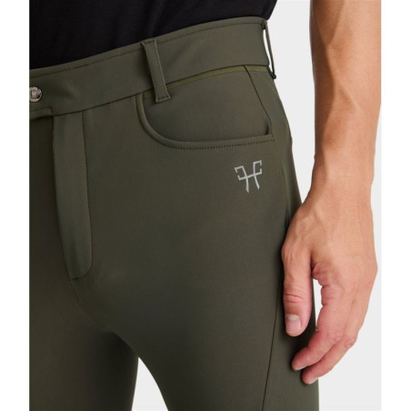 Pantalon équitation homme X-Perform Iconic Horse Pilot kaki - Le Paturon