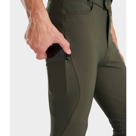 Pantalon équitation homme X-Perform Iconic Horse Pilot kaki - Le Paturon