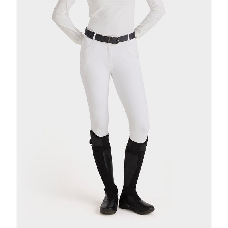Pantalon équitation Femme X-Prime Horse Pilot blanc - Le Paturon