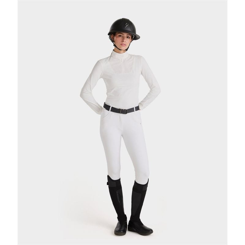 Pantalon équitation Femme X-Prime Horse Pilot blanc - Le Paturon