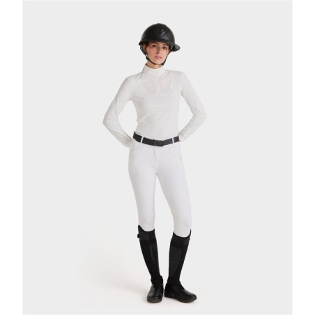 Pantalon équitation Femme X-Prime Horse Pilot blanc - Le Paturon