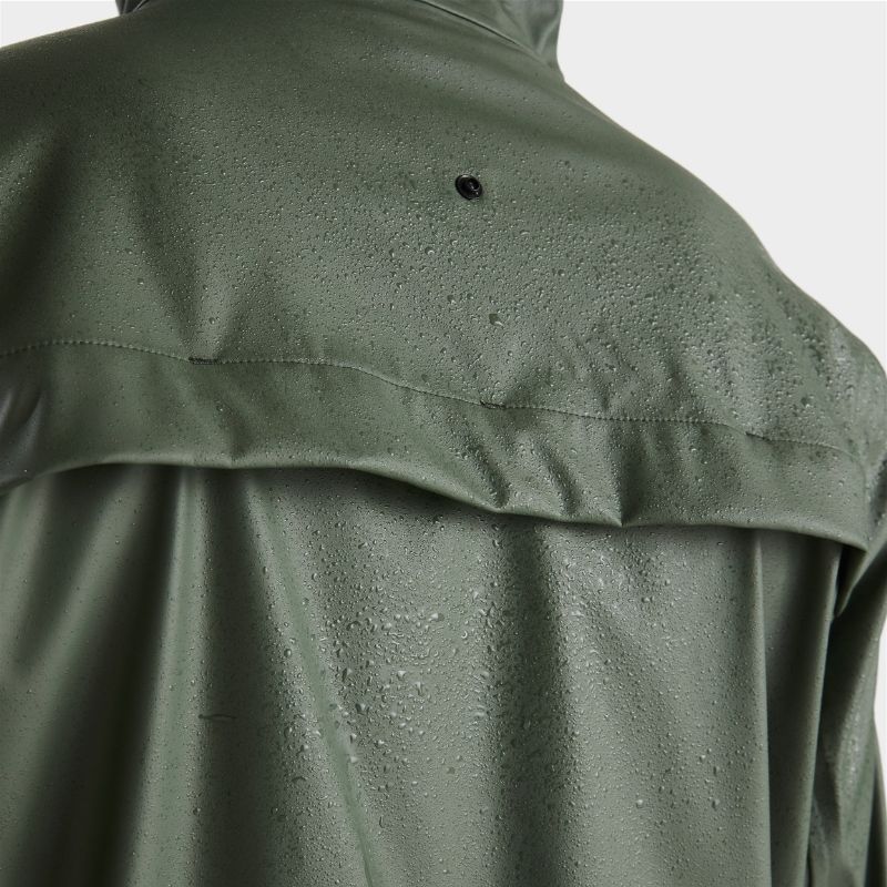 Veste équitation imperméable homme Raintech Horse Pilot kaki - Le Paturon